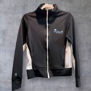 Antigua Black and White Bomber Jacket